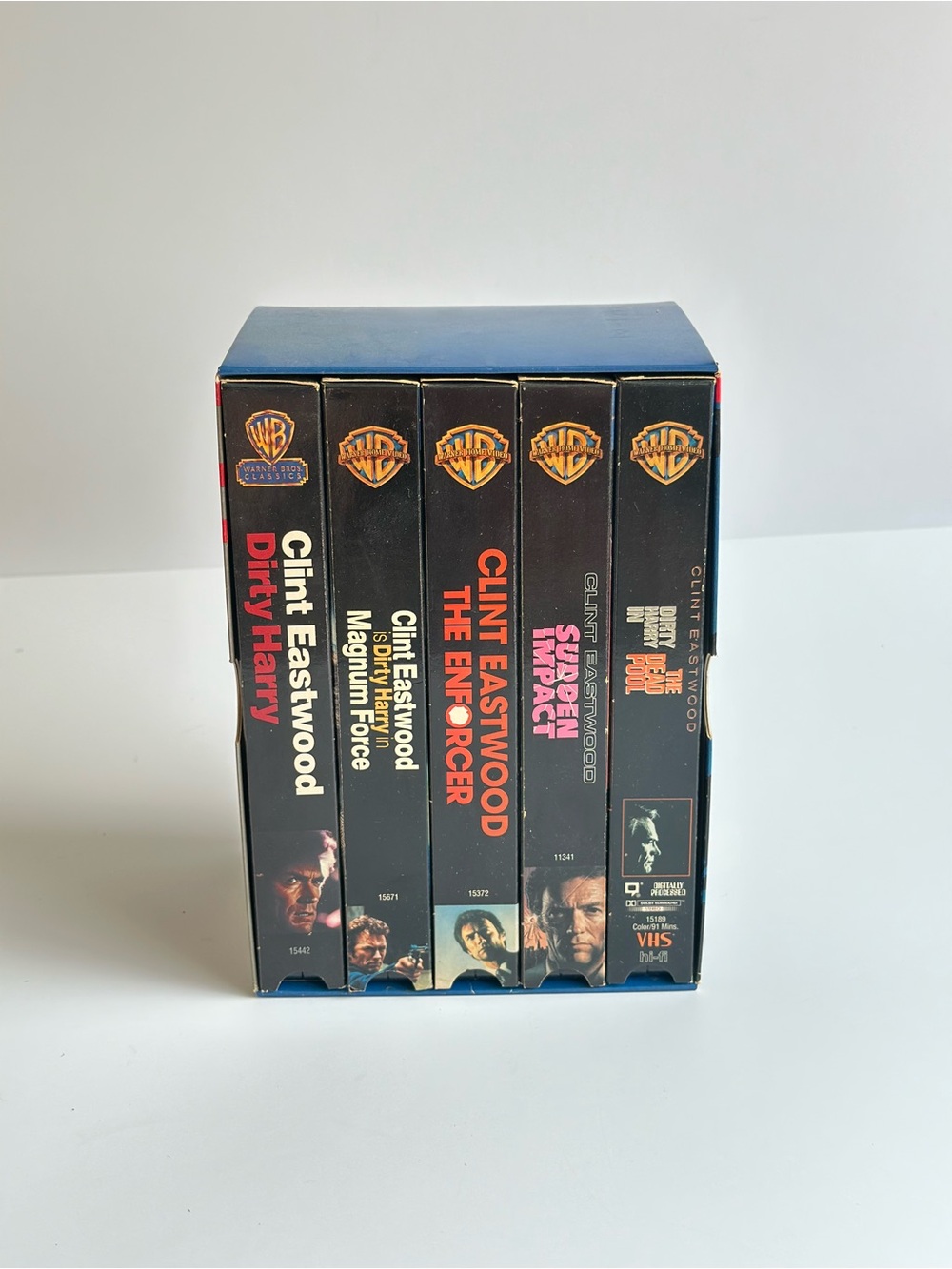 The Complete Dirty Harry VHS Box Set Clint Eastwood Very Good Working Condition